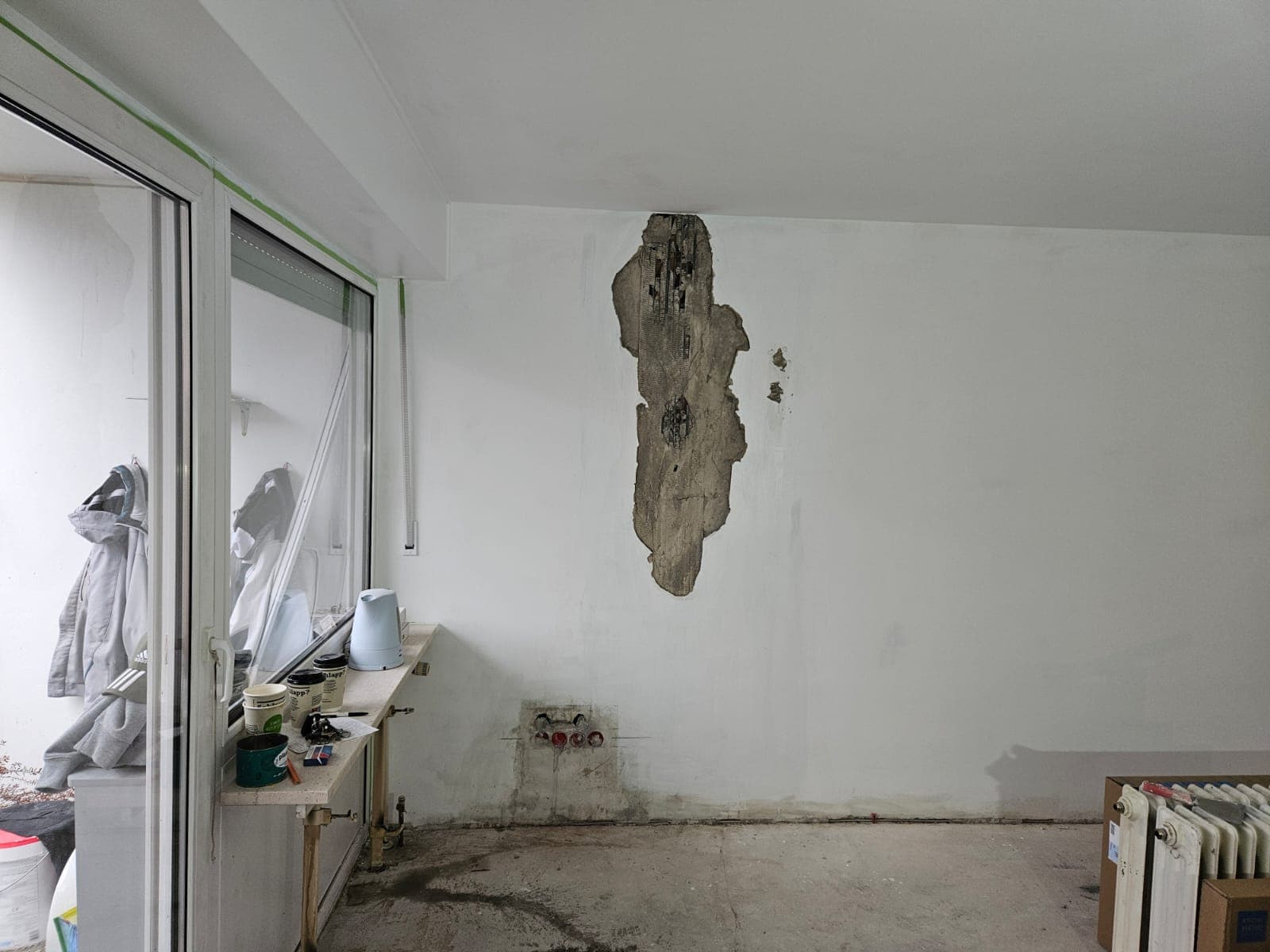 Büro renoviert — Vorher